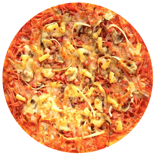 Cheese Pizza with Savory Toppings