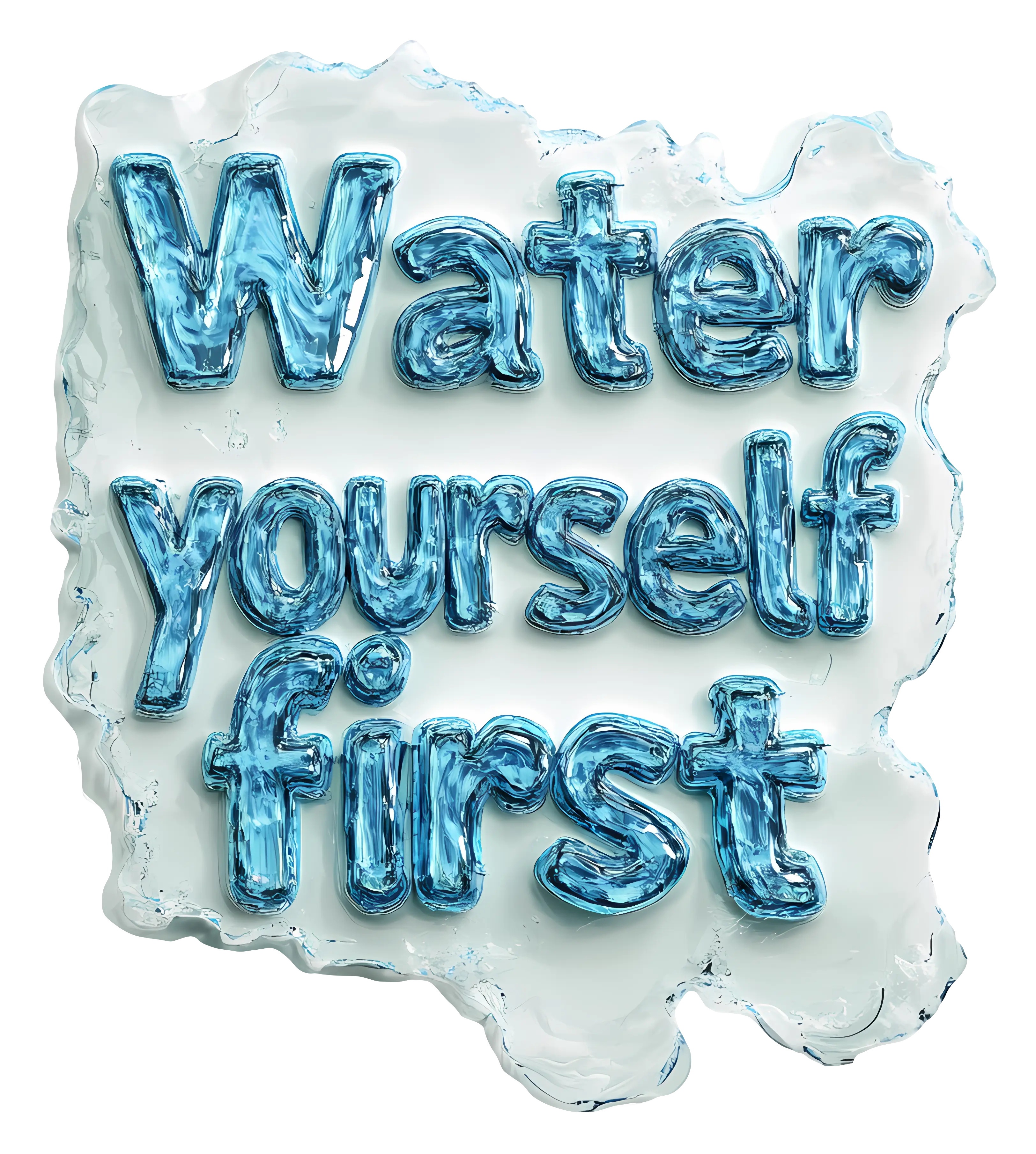 Motivational Quote: Water Yourself First