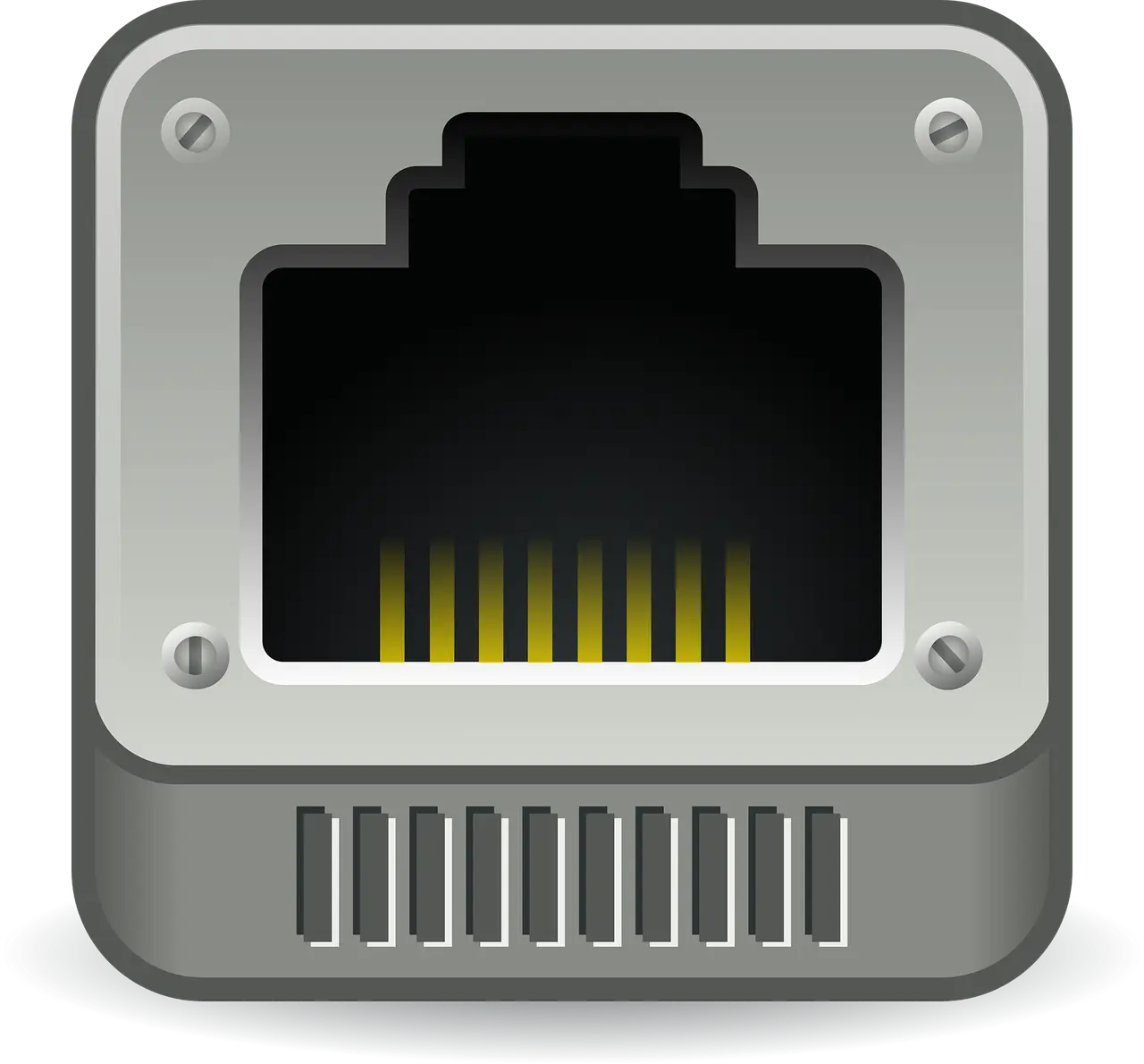 Illustration of Ethernet Port for Networking