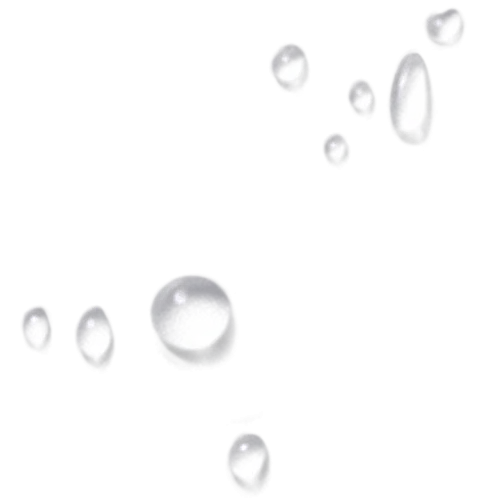 Transparent Water Droplets