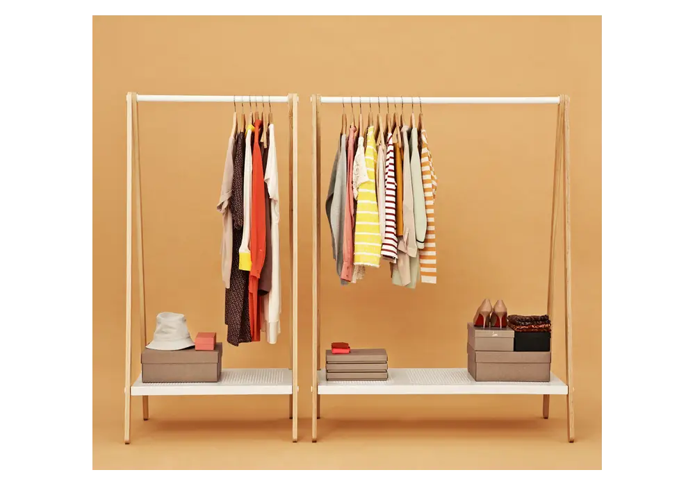Organized Clothing Rack