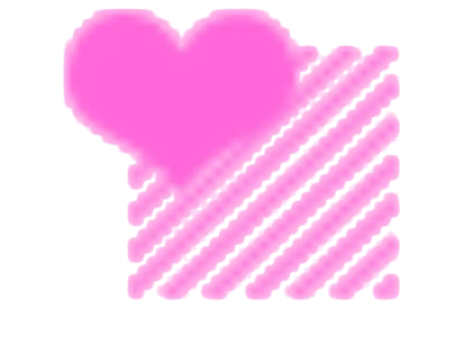 Pink Heart Design on Abstract Background