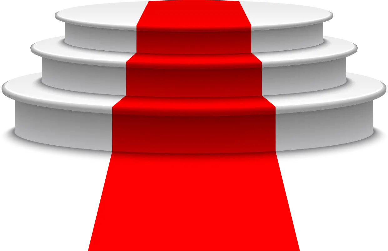 Red Carpet on Stairs
