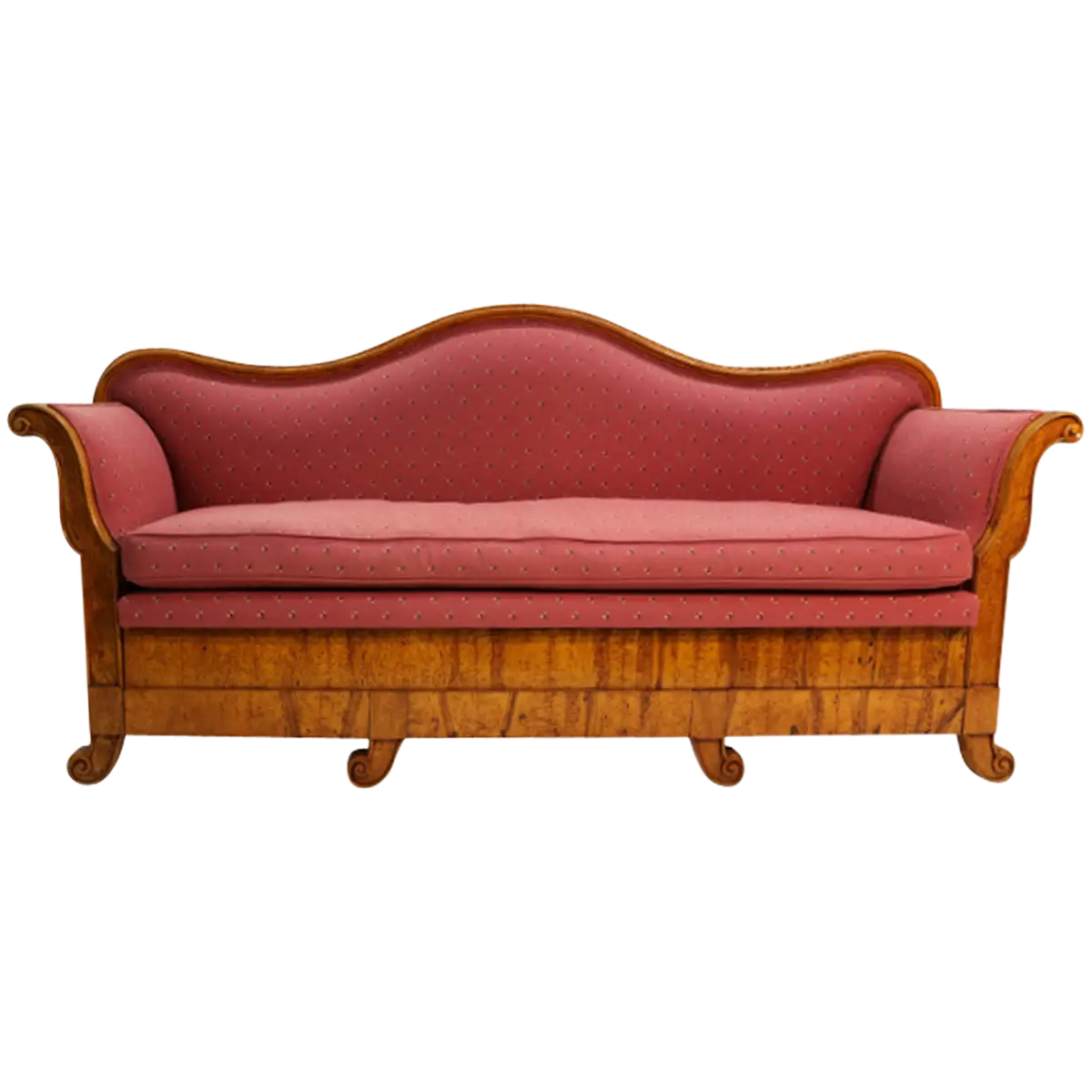 Red Vintage Sofa Design