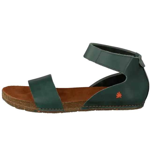 Green Open-Toe Sandal