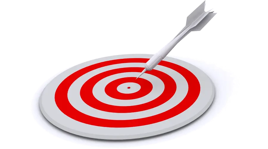Target with a Bullseye and Dart
