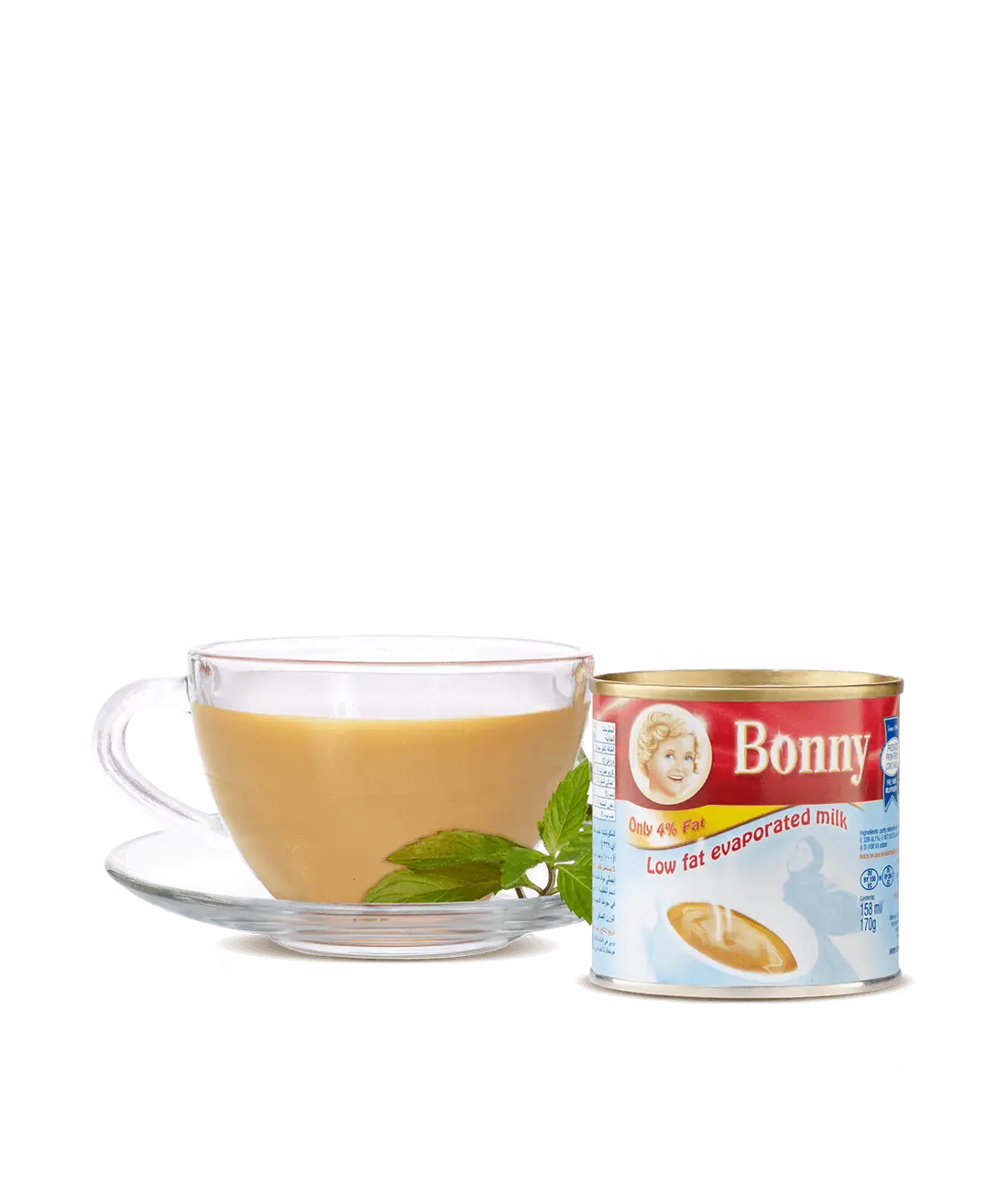 Bonny Low Fat Evaporated Milk with Cup