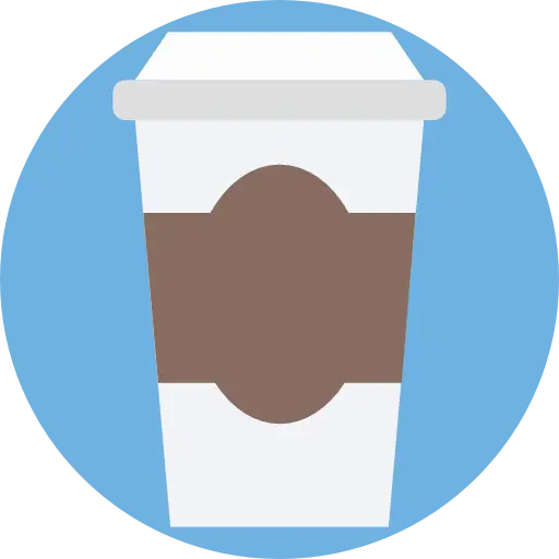 Minimalist Coffee Cup Icon