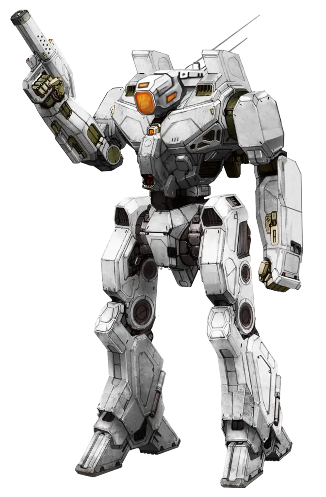 White Futuristic Robot with Sophisticated Design