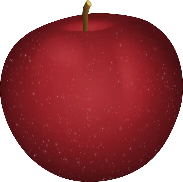 Red Apple Illustration