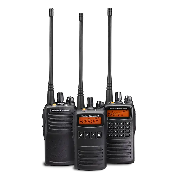 Walkie-Talkie Devices with Antennas