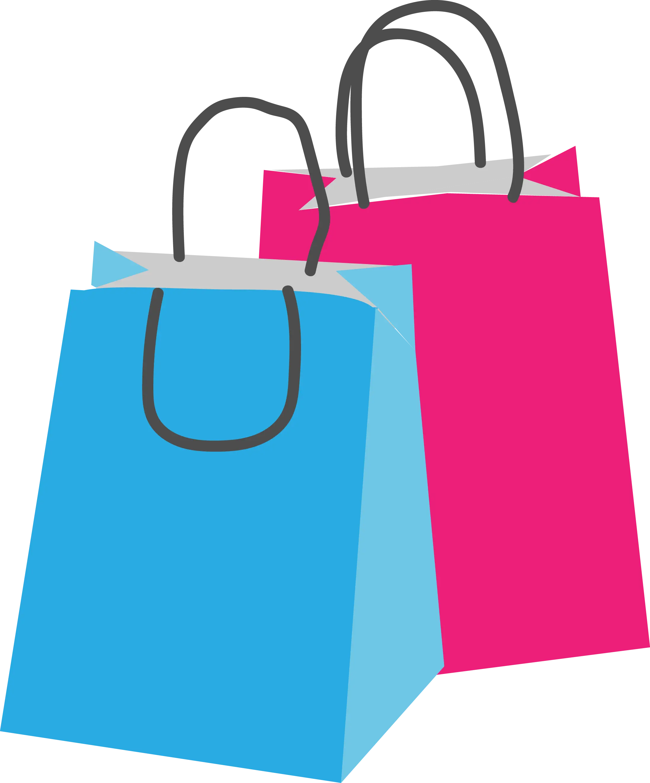 Colorful Shopping Bags Illustration