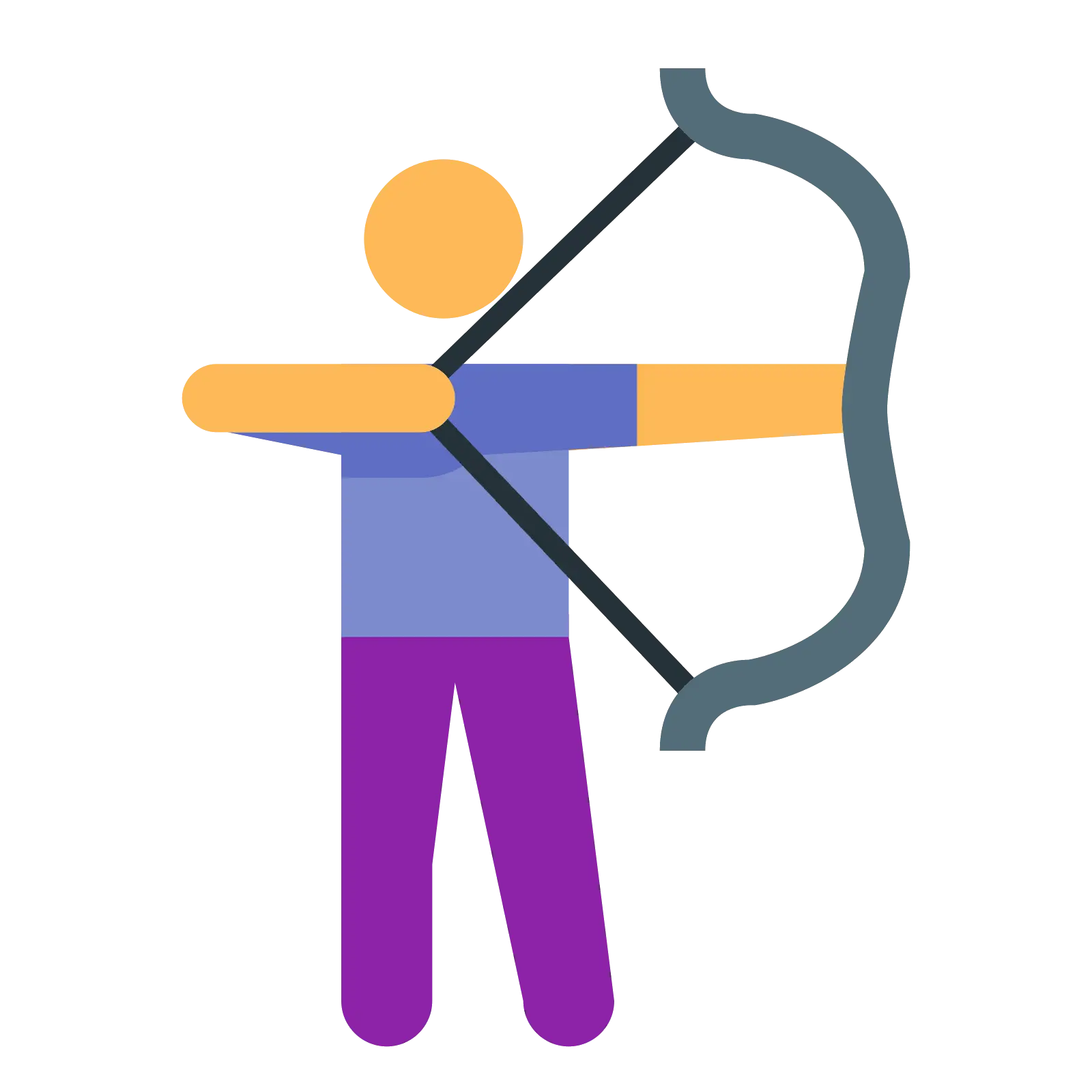 Archer with Bow and Arrow