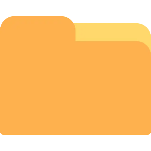 Yellow File Folder Icon