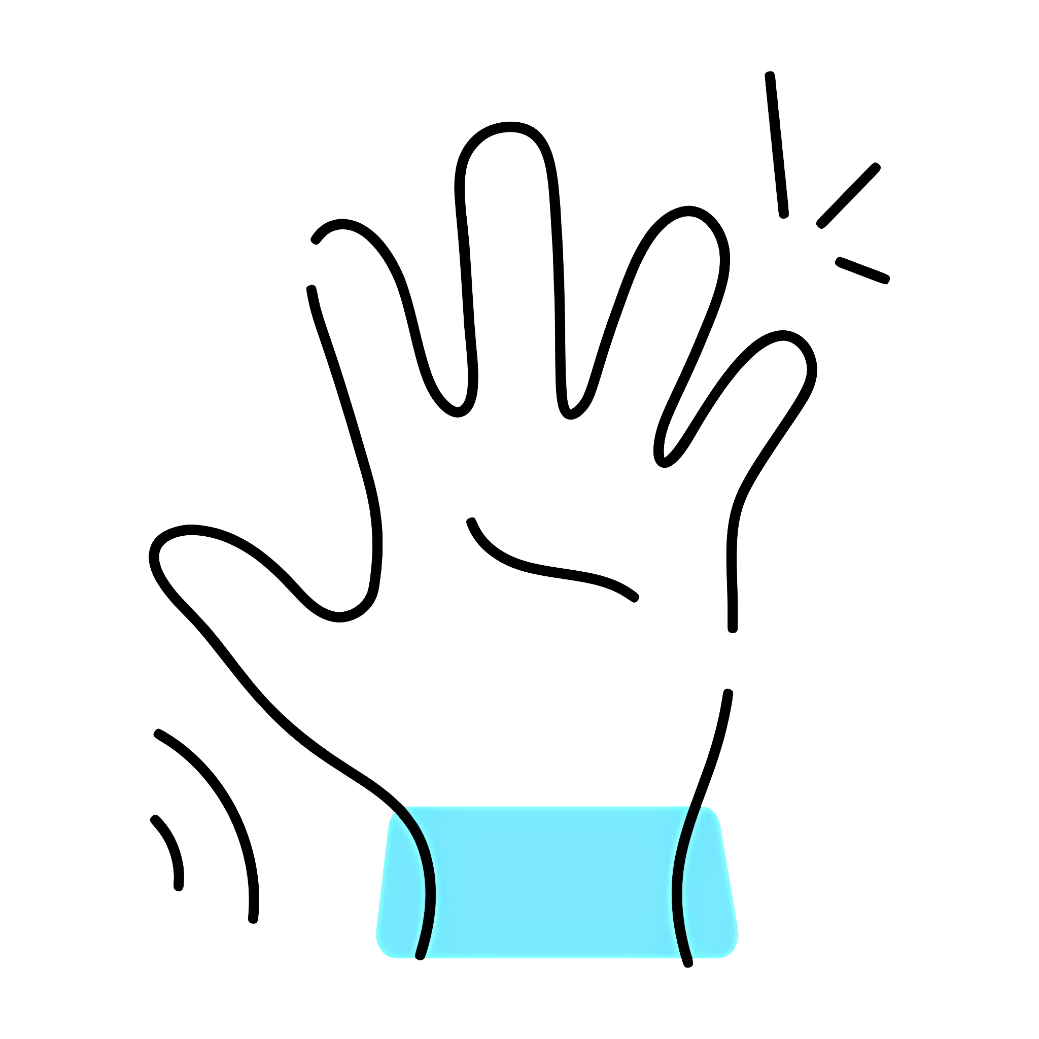 Waving Hand Icon