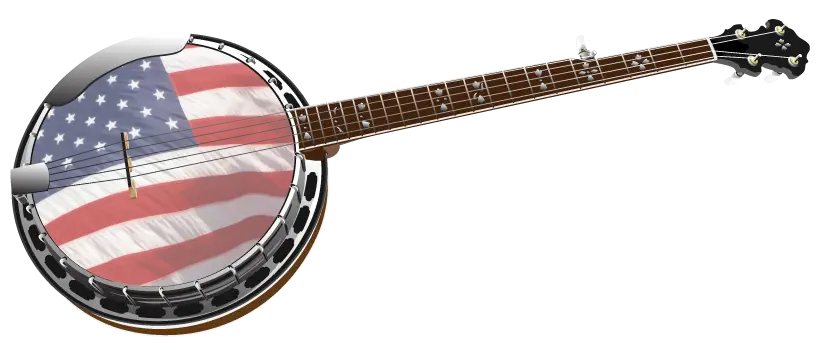 American Flag Banjo