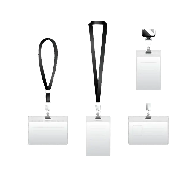 ID Badge with Lanyard for Events