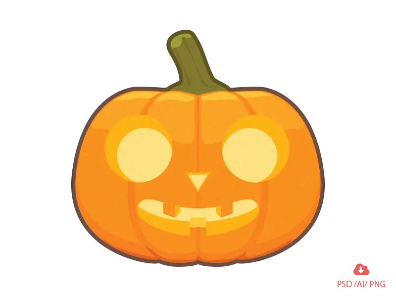 Carved Jack-o&#039;-Lantern Pumpkin for Halloween