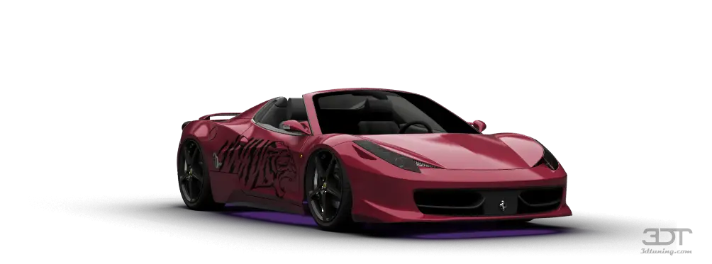 Stylish Red Sports Car Design
