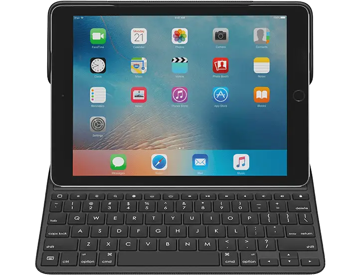 Tablet with Keyboard Case for Productivity