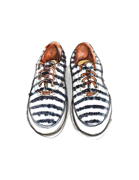 Casual Striped Sneakers
