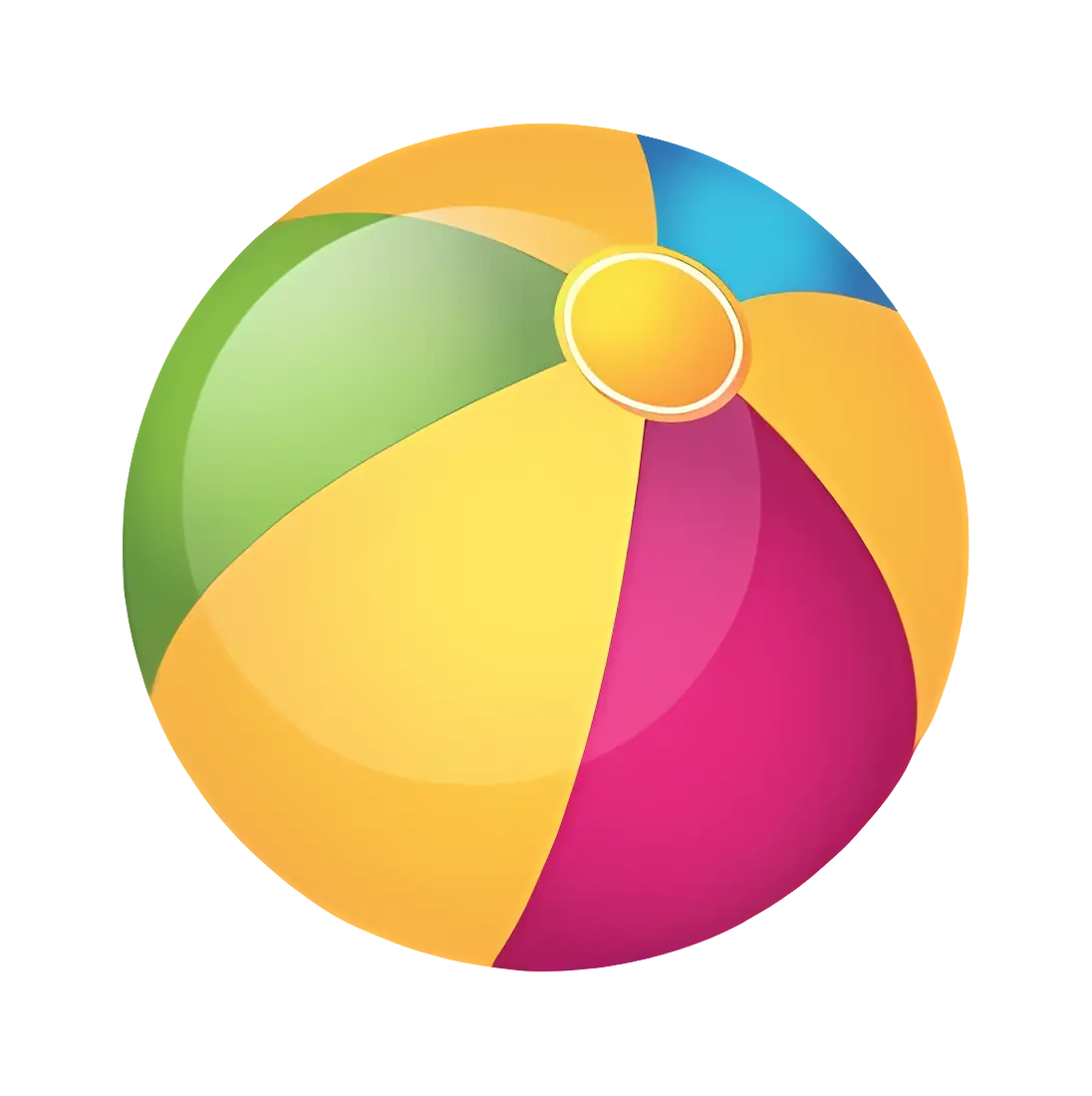 Colorful Beach Ball for Summer Play