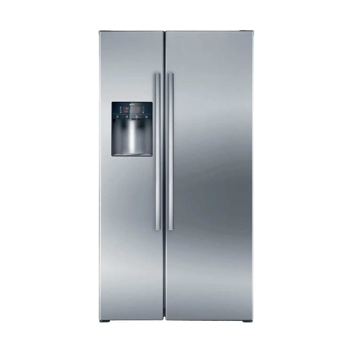 Modern Silver Refrigerator