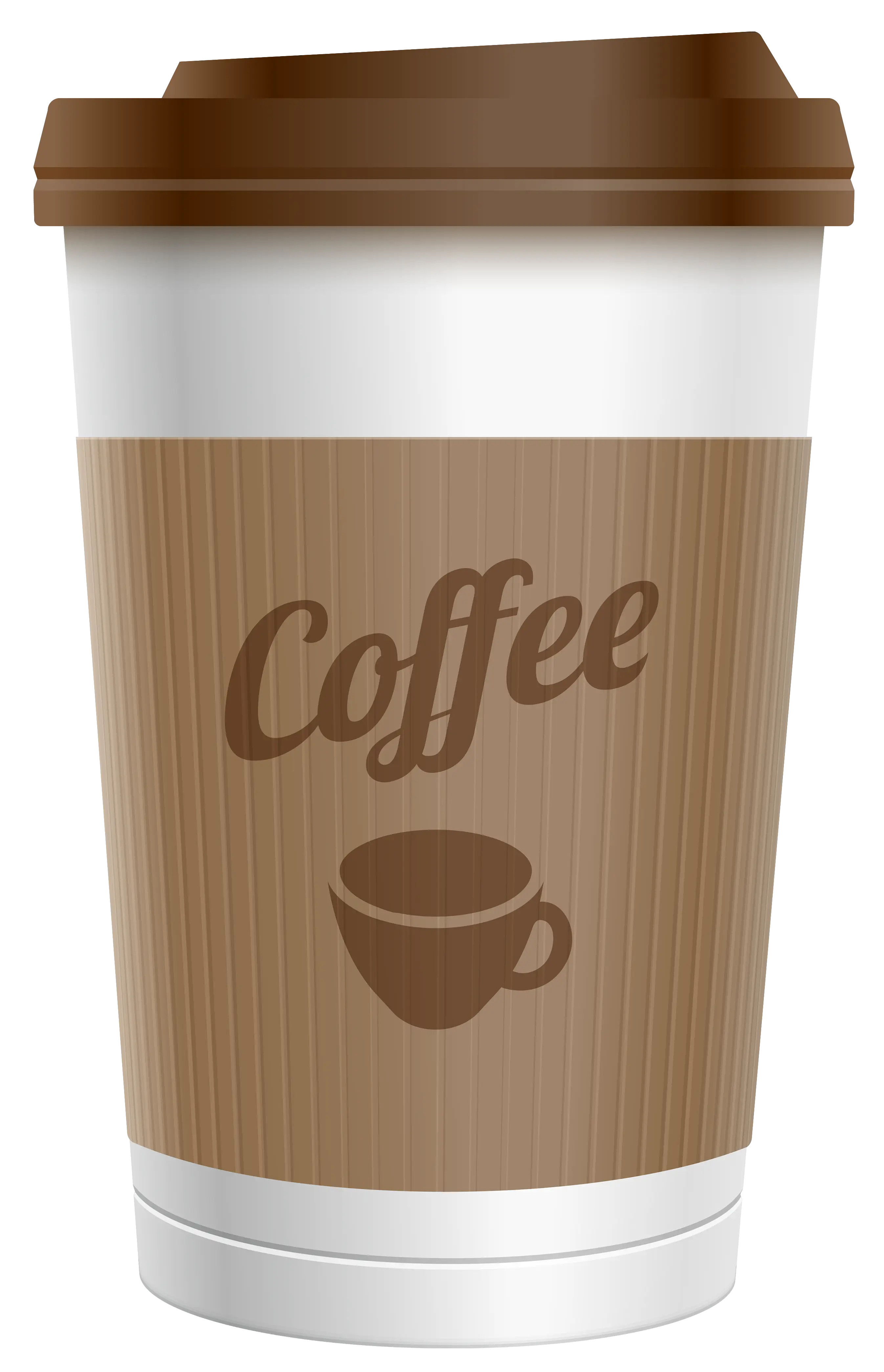 Brown To-Go Coffee Cup