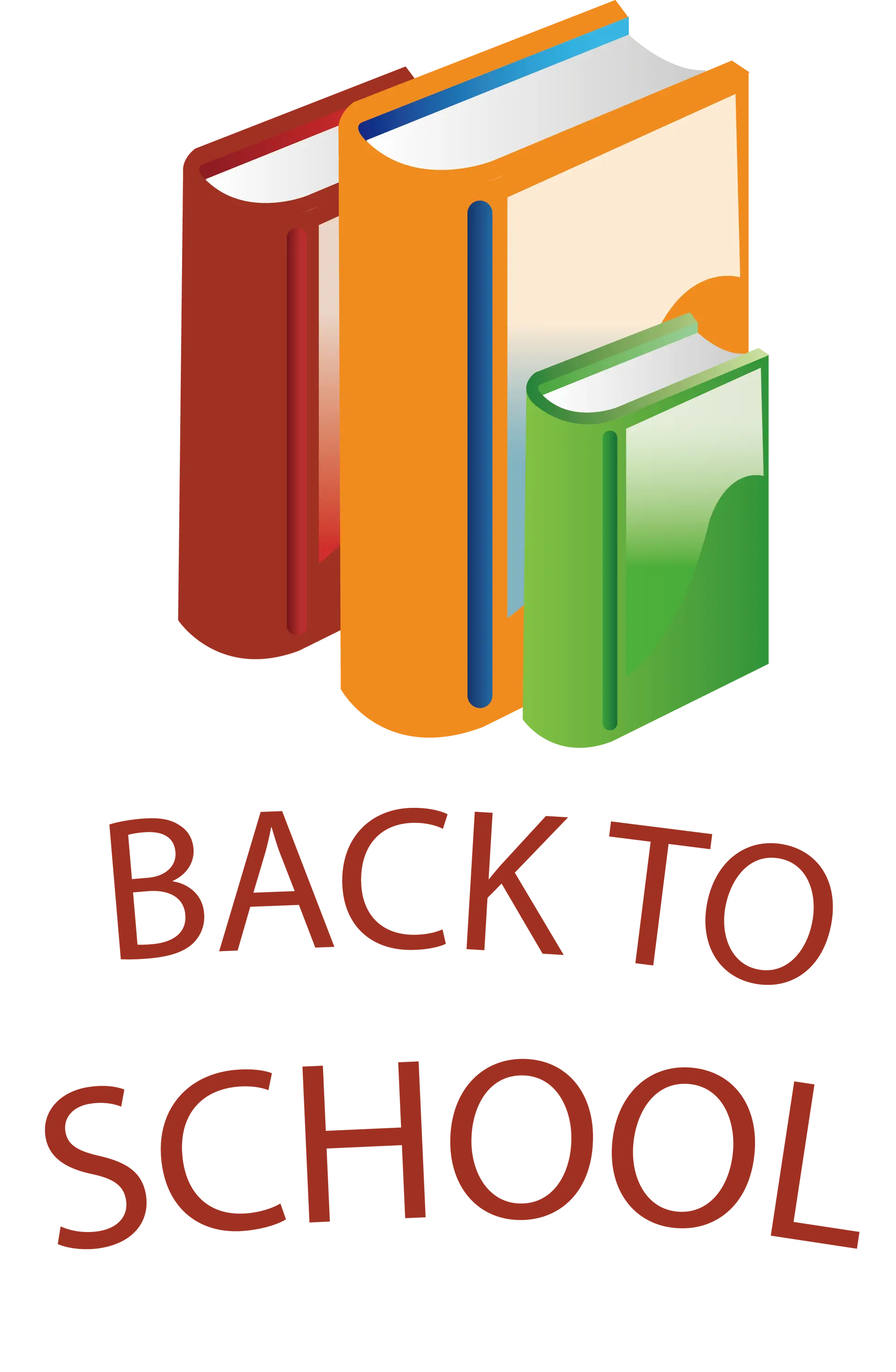 Back to School Books Illustration