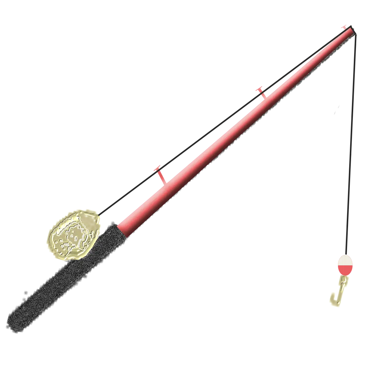 Fishing Rod with Hook