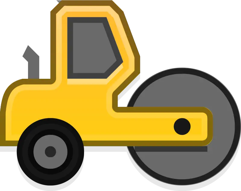 Yellow Road Roller