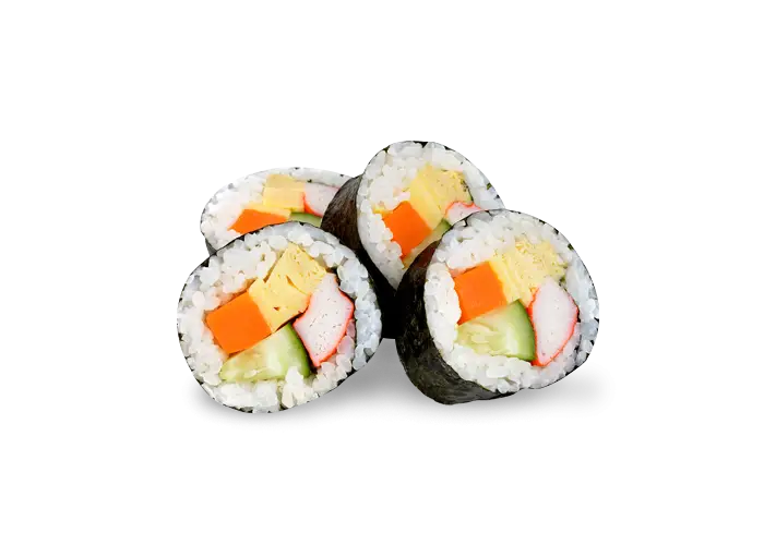 Delicious Sushi Rolls with Fresh Ingredients
