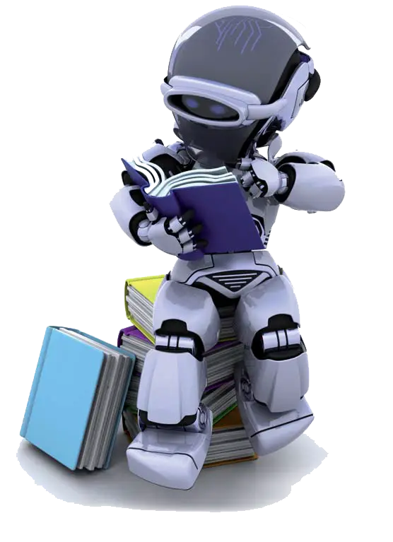 Robot Reading Books