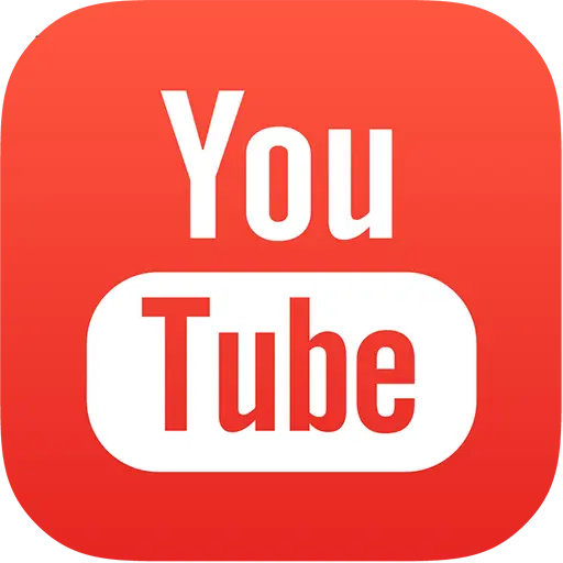 YouTube Red and White Logo Design