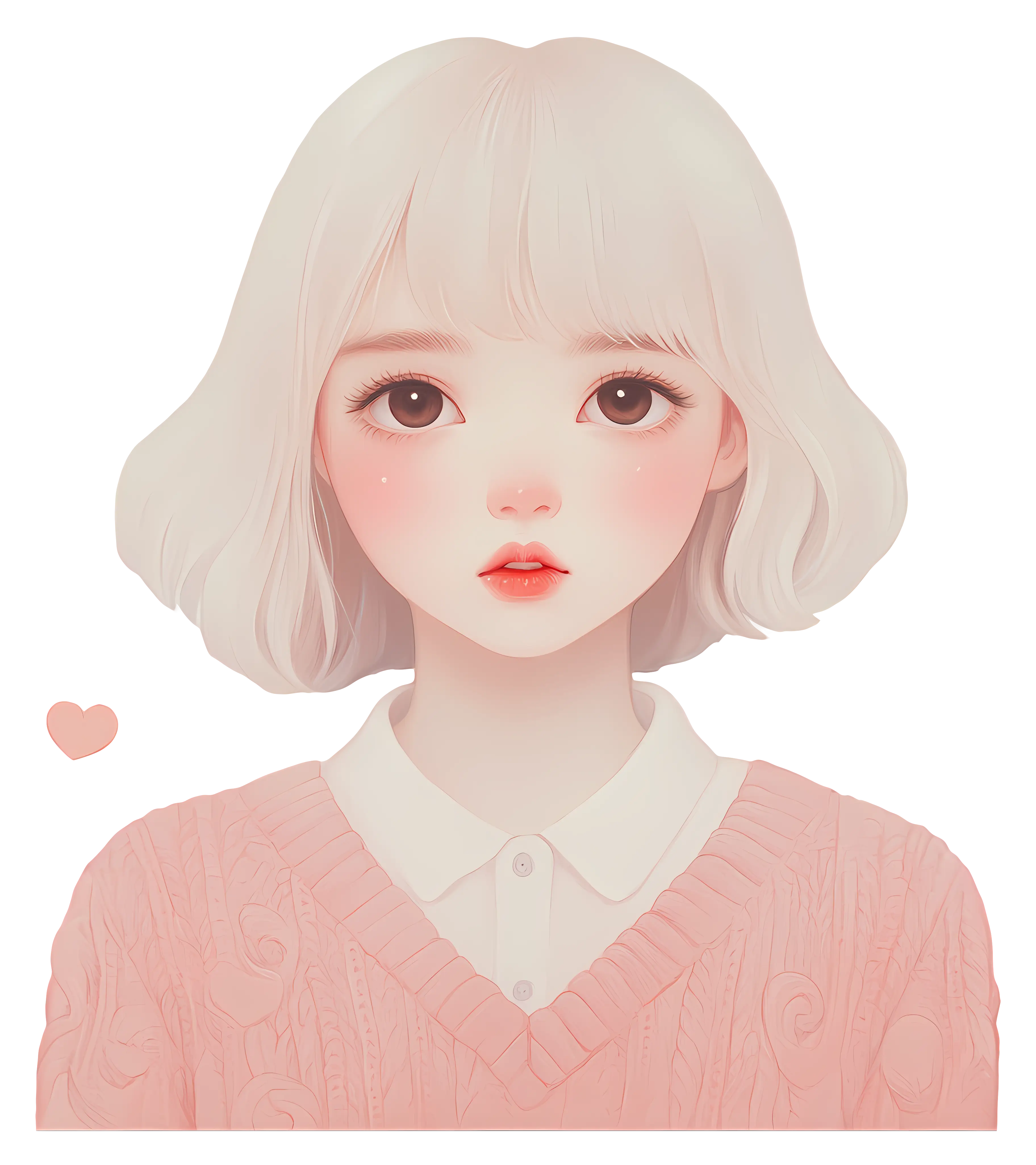 Anime girl illustration
