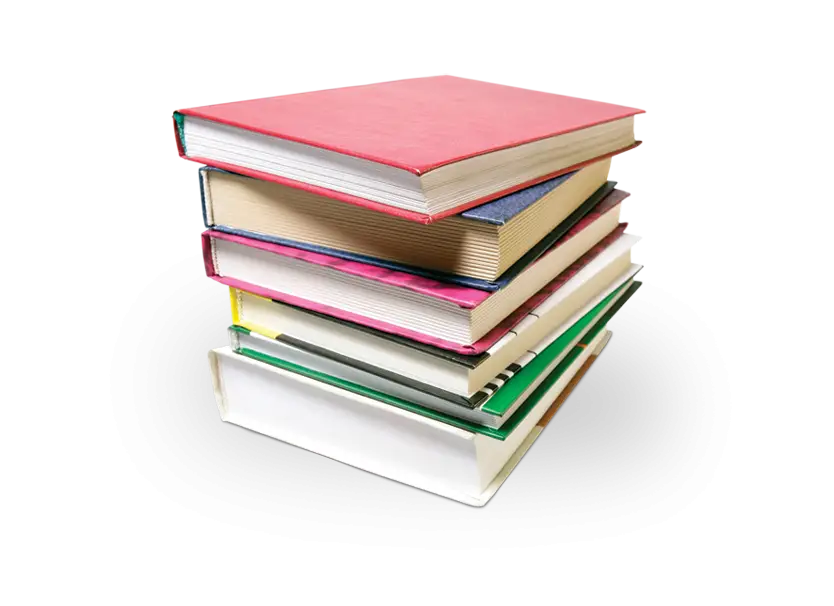 Stack of Books in Various Colors