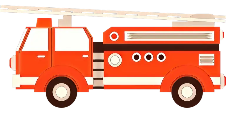 Red Firetruck Illustration