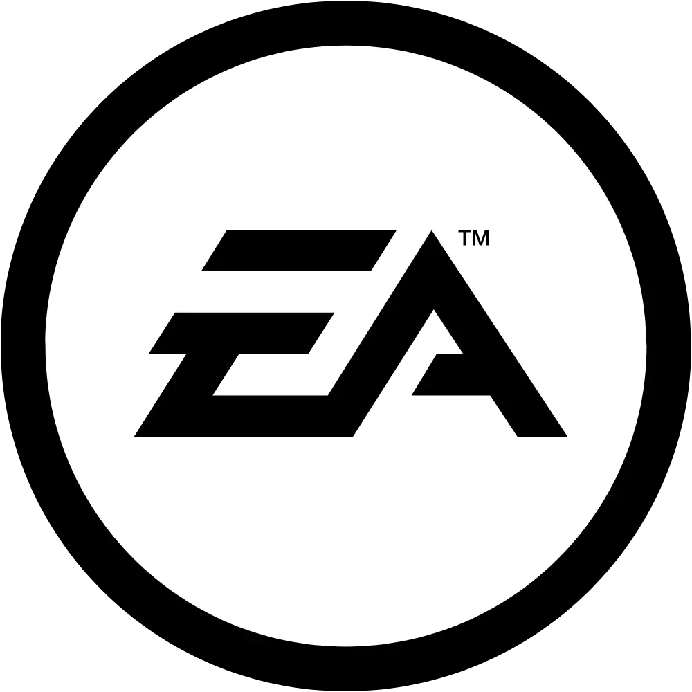 EA Logo Design in Black and White