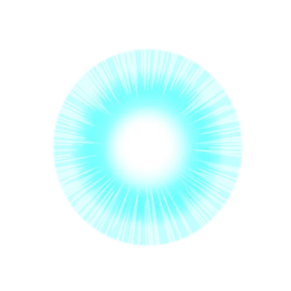 Blue Glowing Energy Orb Effect