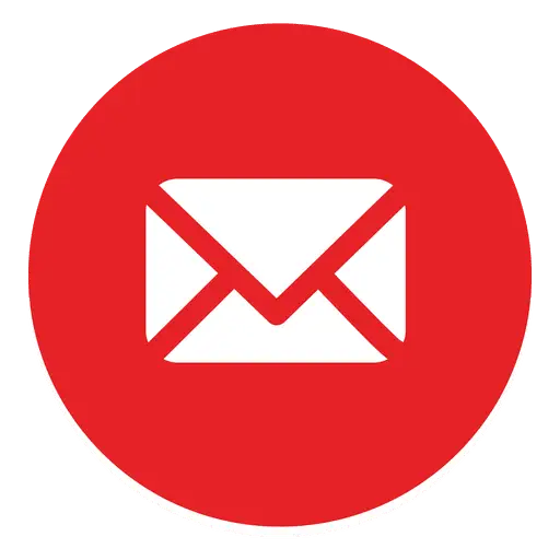 Red Email Icon Symbol