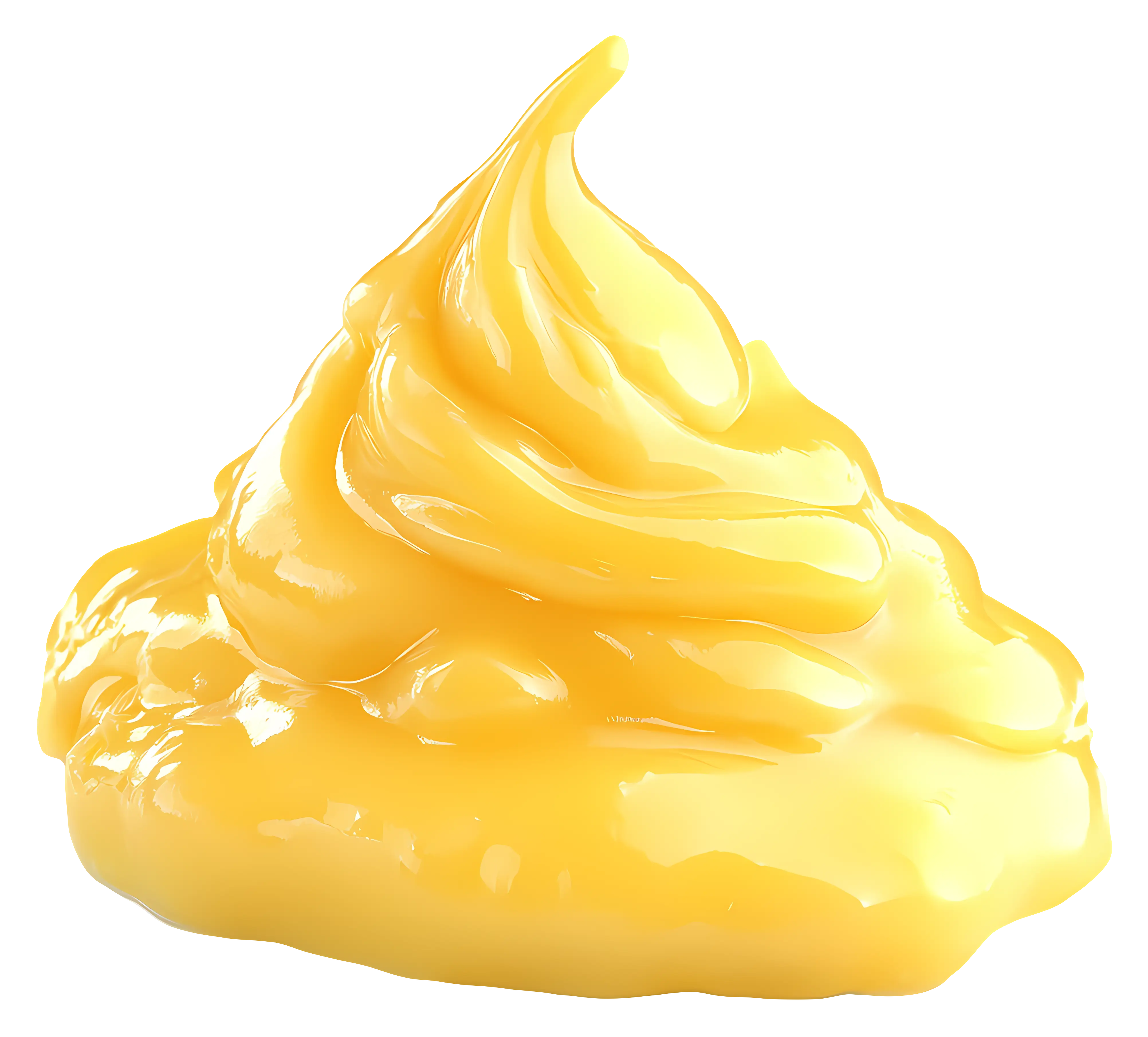 Yellow Cream Swirl