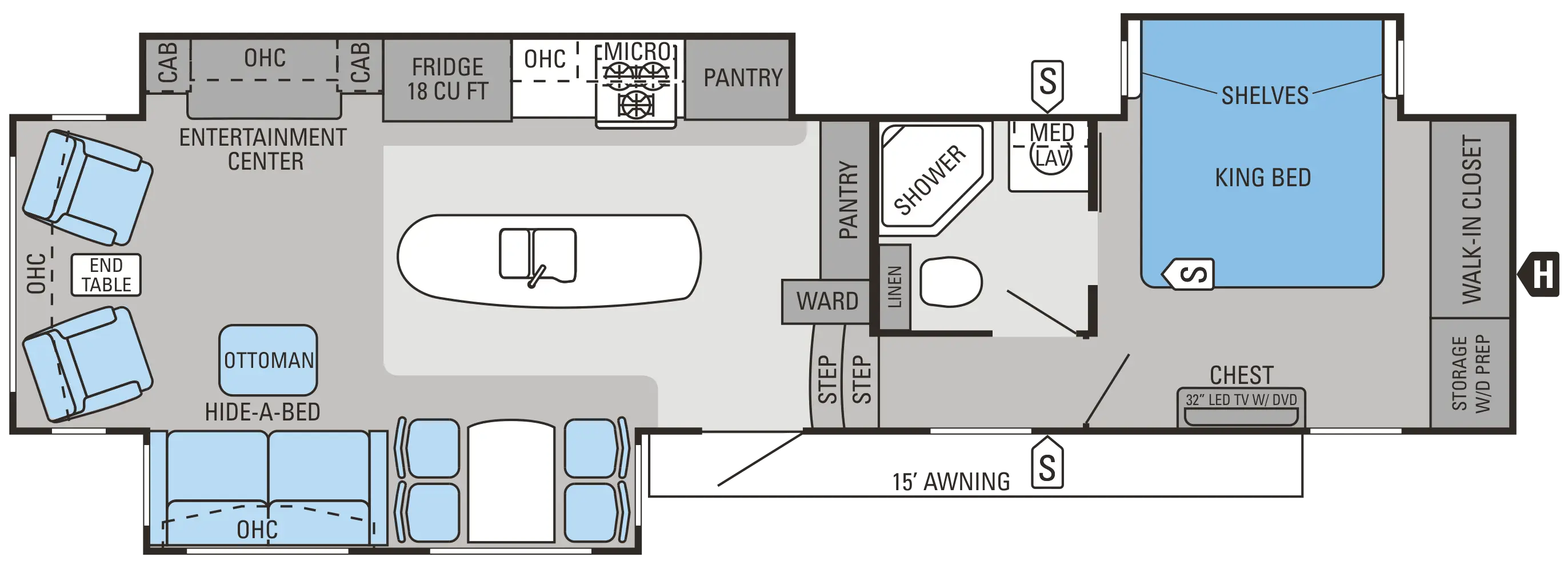 Floor Plan Layout Illustration