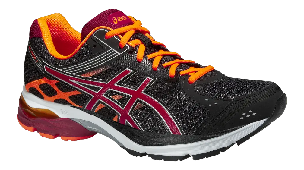 Black and Orange Running Shoe
