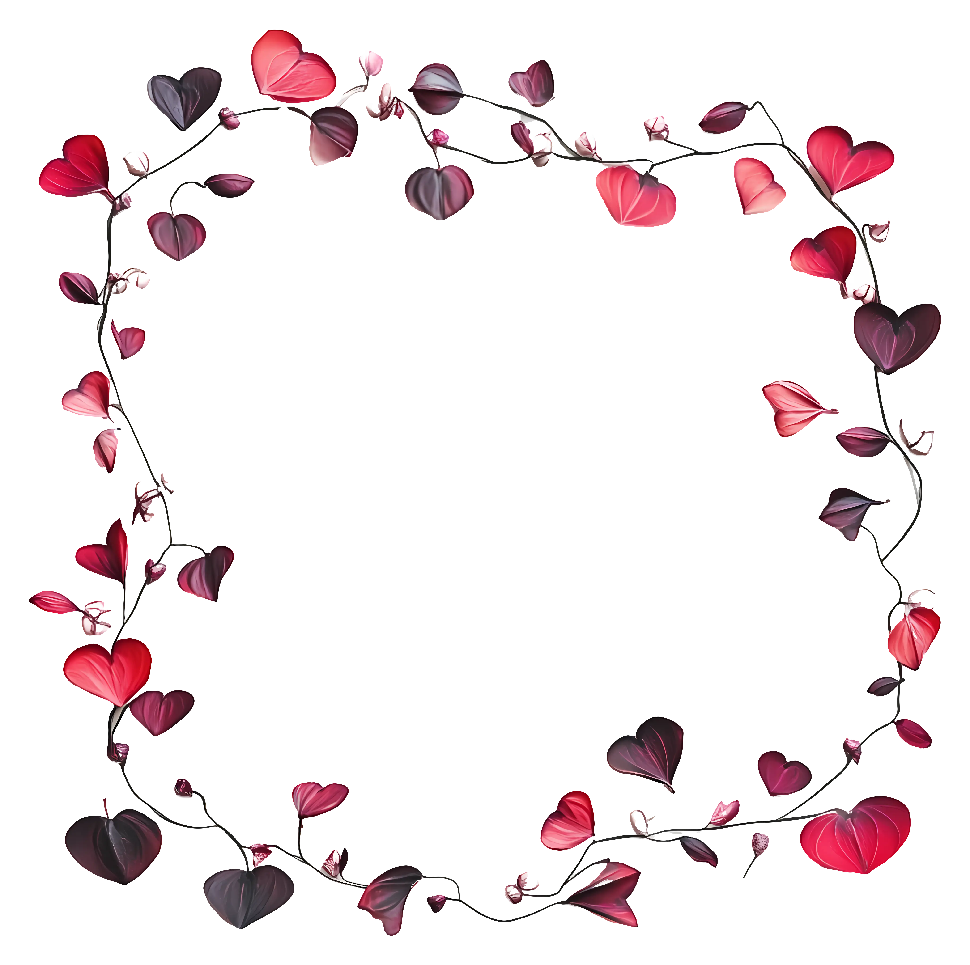 Heart Vine Decorative Frame