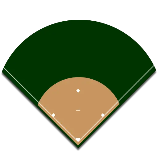 Baseball Field Diagram Icon