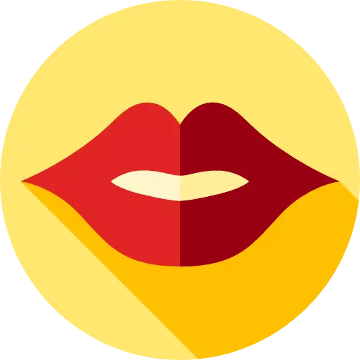 Red Lips Symbol for Beauty and Fashion