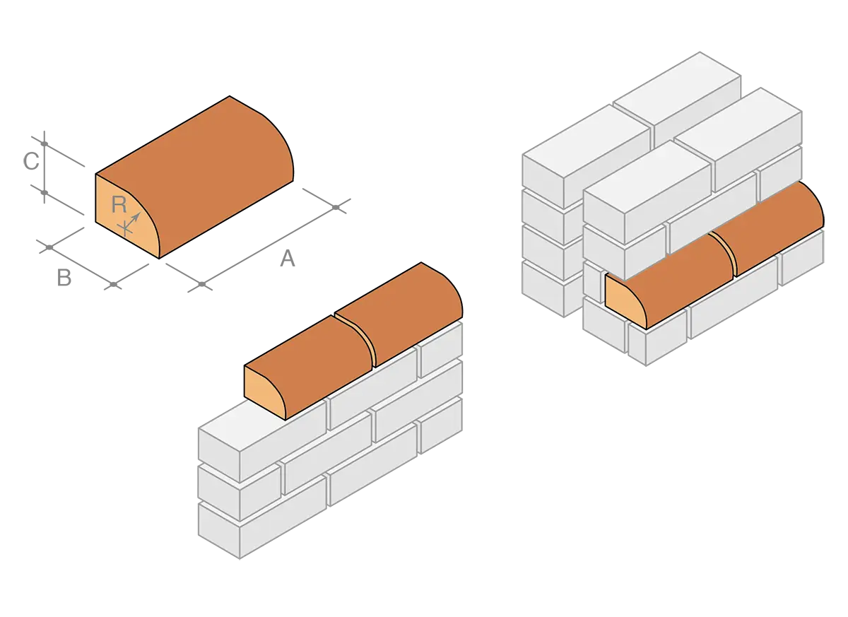 Brick and Masonry Construction Diagram