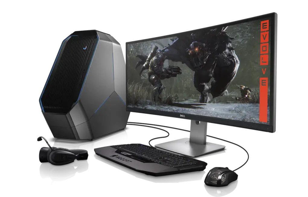 High-End Gaming Computer Setup