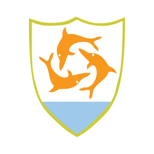Three Dolphins Emblem Design