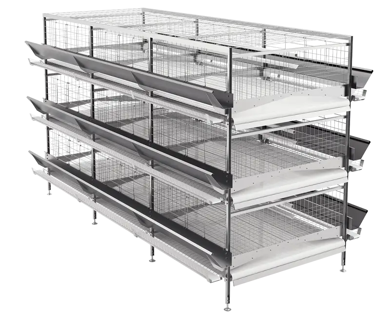 Stacked Metal Cage Shelves